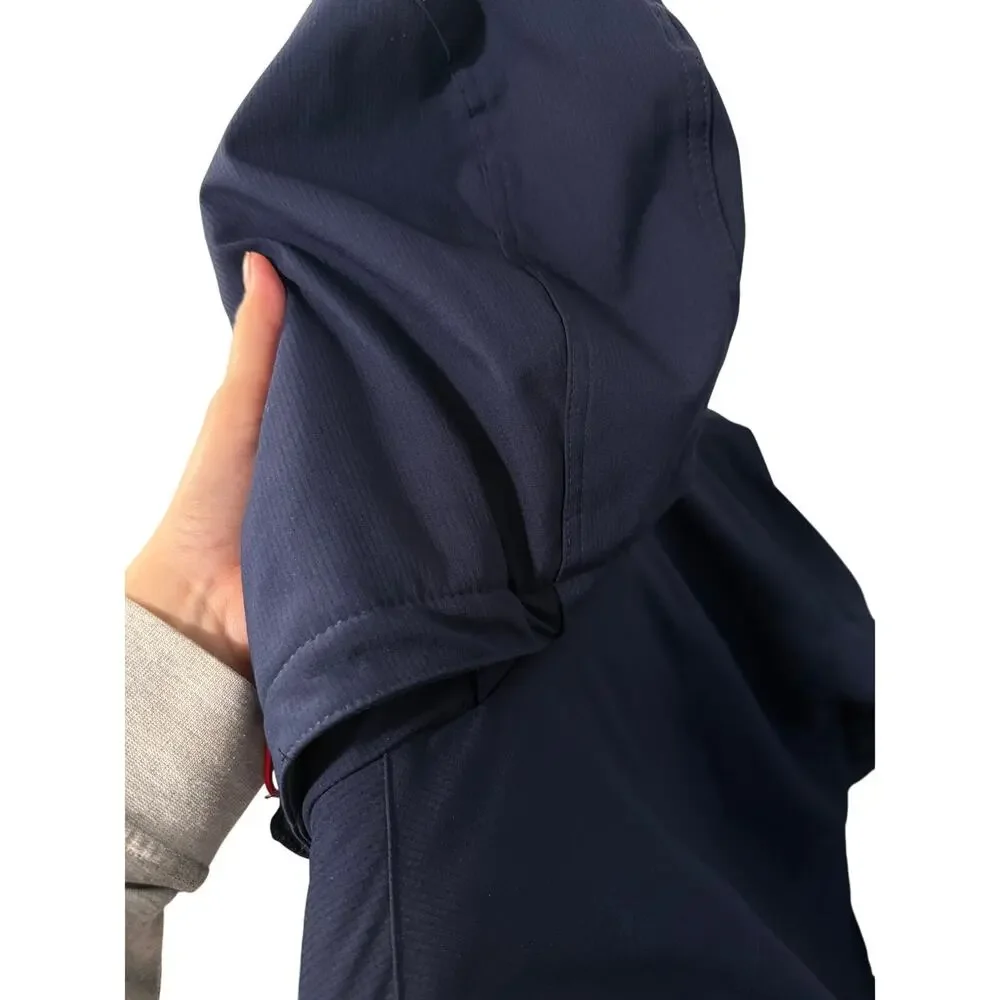 Gerry M Nimbus Tech Snowboard Jacket $199 Detachable Hood Puffer Ski Coat Blue